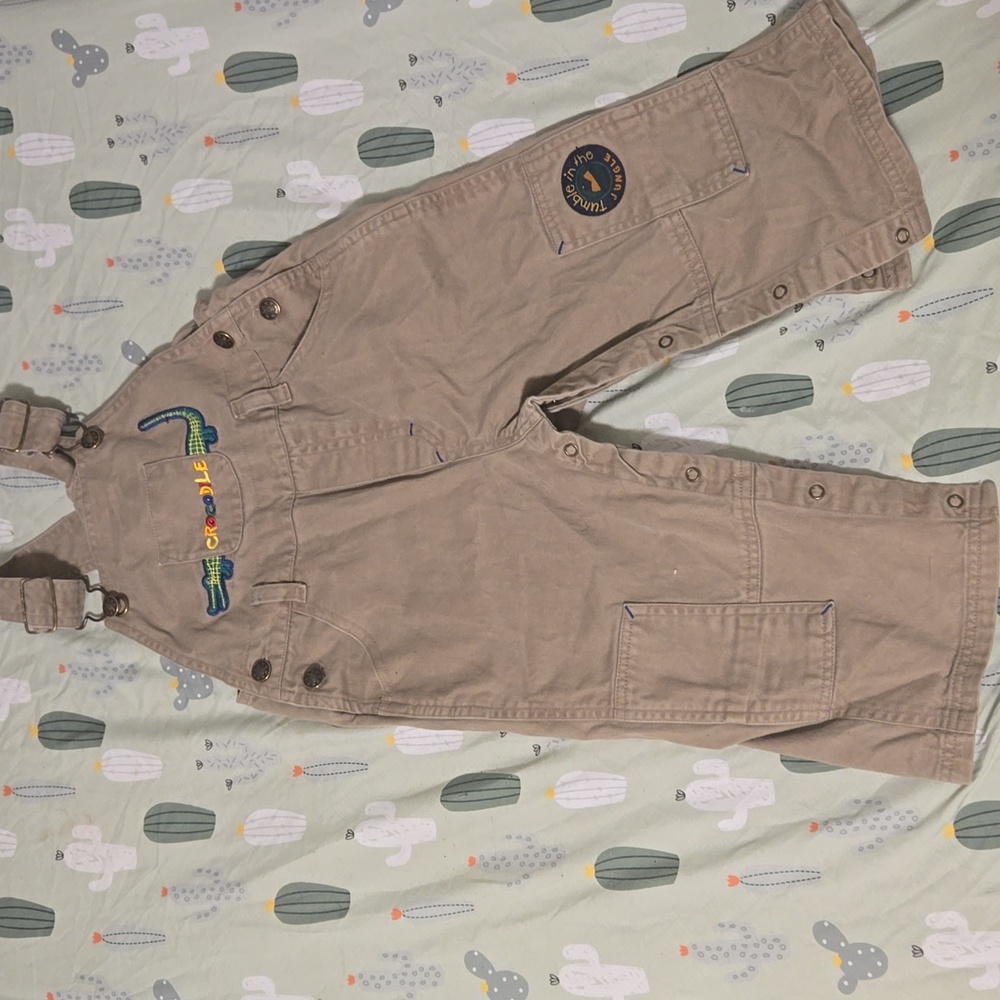 Tumble in the Jungle Patch Overalls